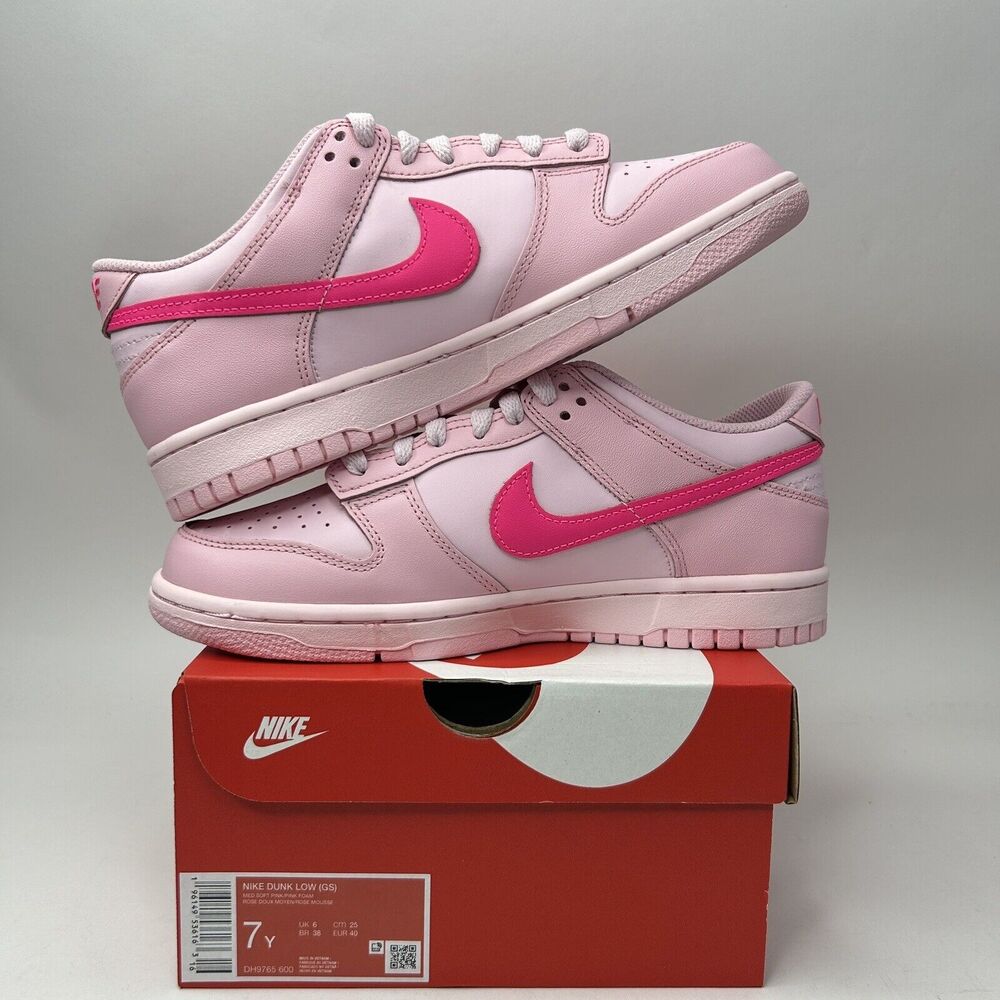 Nike Dunk Low GS “Triple Pink/Pink Panther” 2023 - Picture 3 of 4